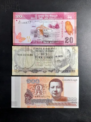 Lotes Billetes Asia