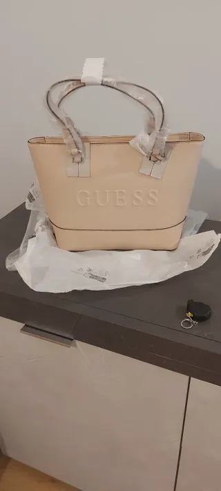 Borsa Guess Beige Nuova