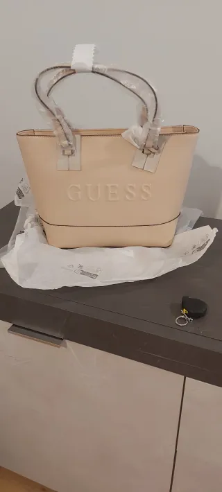 Borsa Guess Beige Nuova