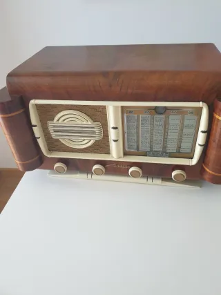 Radio Vintage Madera Marrón