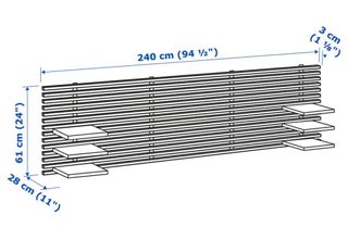Cabecero Mandal Ikea Madera, NO INCLUYE BALDAS