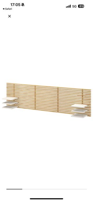 Cabecero Mandal Ikea Madera, NO INCLUYE BALDAS