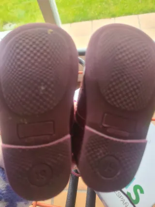 Botas bebé charol rojo