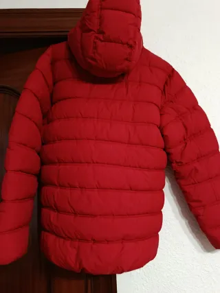 Anorak Benetton Rojo Talla 13-14 Años