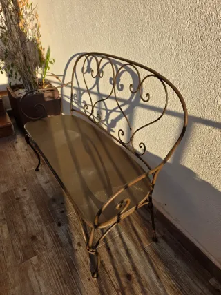 Banco de hierro forjado