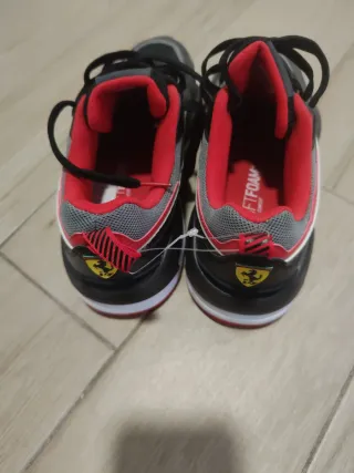 Zapatillas Puma Ferrari Negras Rojas