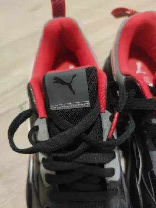 Zapatillas Puma Ferrari Negras Rojas