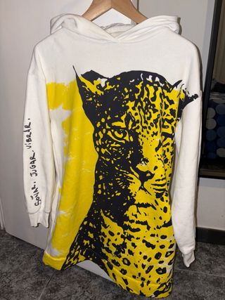 Vestido Sudadera Desigual Leopardo