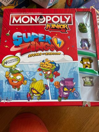 Monopoly Junior Super Zings Rivals of Kaboom