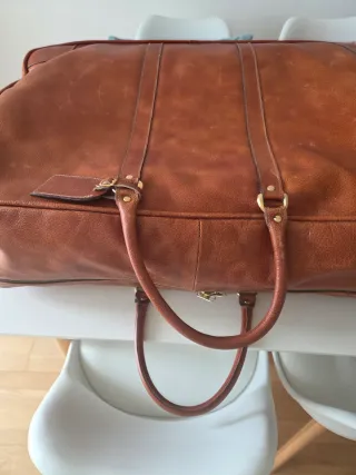 Maleta de piel vintage