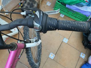Bicicleta Infantil Mtb 600 Rosa y Blanca