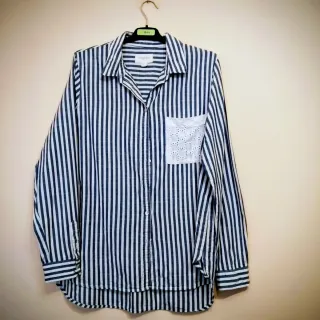 Camisa Springfield Rayas Azul Talla 40