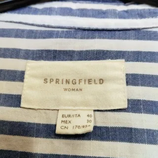 Camisa Springfield Rayas Azul Talla 40