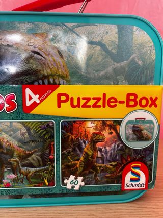 Caja de Puzzles Dinos Schmidt