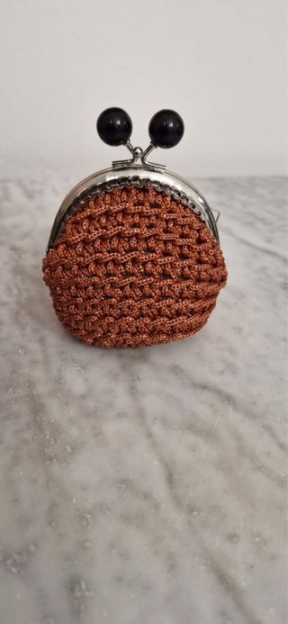 Portamonete uncinetto fatto a mano