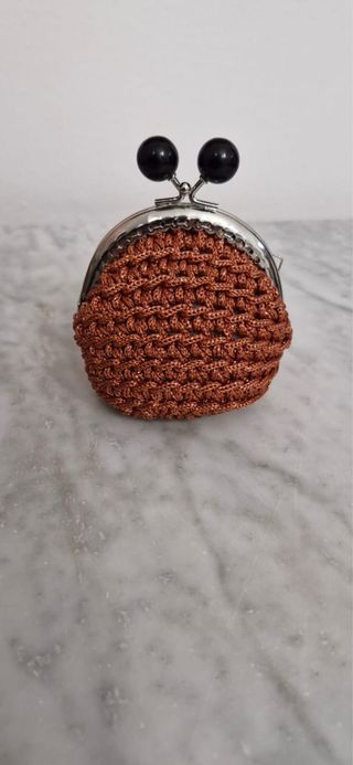 Portamonete uncinetto fatto a mano