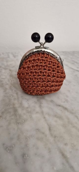 Portamonete uncinetto fatto a mano