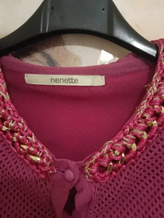 Cardigan Nanette rosa taglia S/M