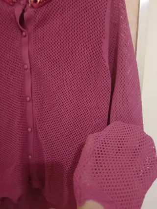 Cardigan Nanette rosa taglia S/M