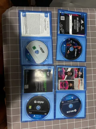 Lote 4 Juegos PS4: FIFA 21, 23, FC 24, FC 25