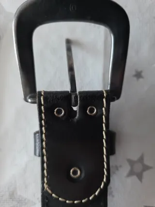 Cinturón El Ranchero Piel Negro Talla 80/95