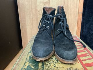 Botines TIMOTHY piel negra con caja. Talla 40