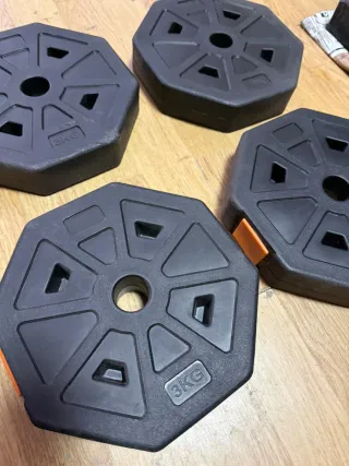 Discos de gimnasio 3kg (8 unidades)