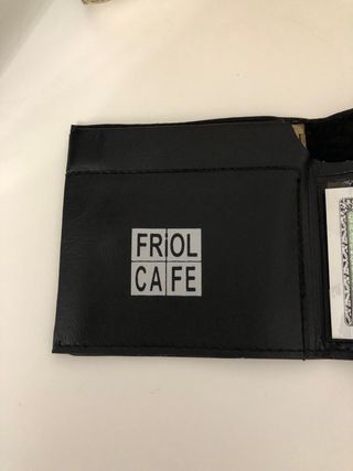 Monedero billetero negro