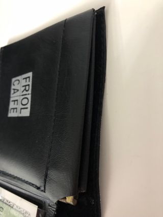 Monedero billetero negro