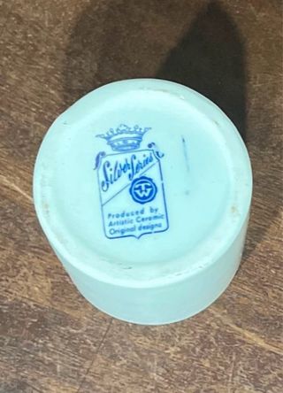 Barattoli porcellana decorati blu e bianchi