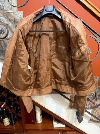 Giacca in vera pelle vintage anni '80