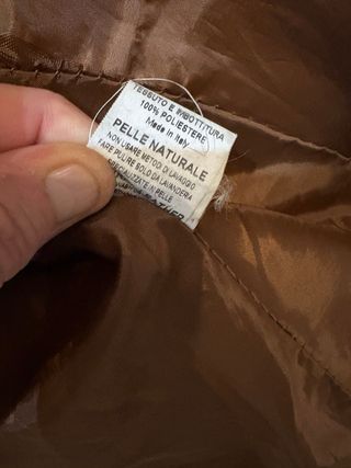 Giacca in vera pelle vintage anni '80