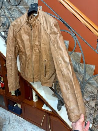 Giacca in vera pelle vintage anni '80