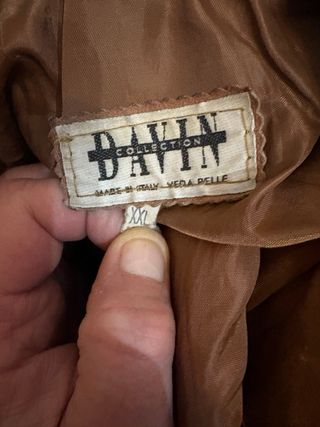 Giacca in vera pelle vintage anni '80