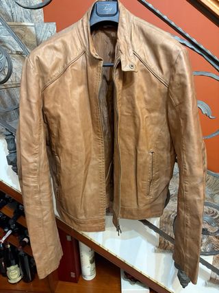 Giacca in vera pelle vintage anni '80