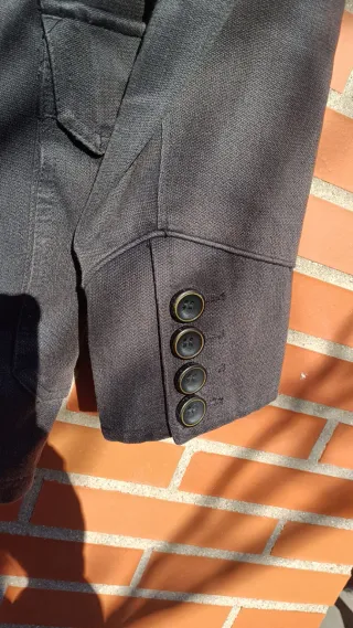 Abrigo hombre talla XL gris