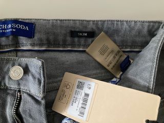 Scotch & Soda Skim. Pantalón vaquero gris. W33 L34