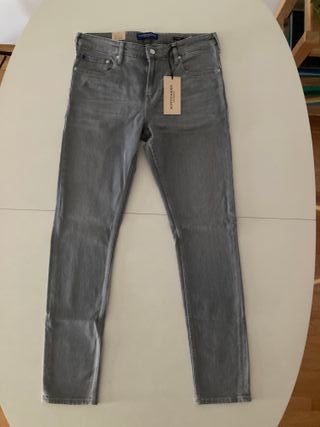 Scotch & Soda Skim. Pantalón vaquero gris. W33 L34