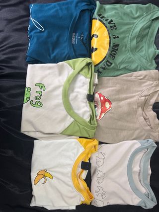 Pack 6 Camisetas Talla S