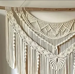 Tapiz 100x100cm Macramé