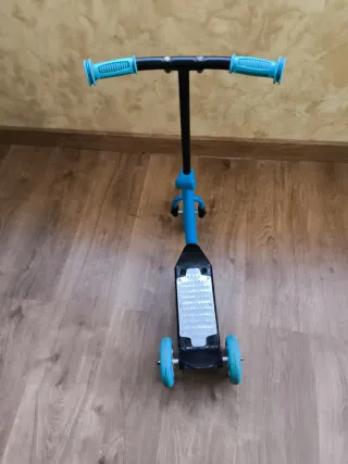 Patinete infantil 3 ruedas azul