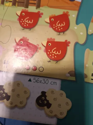 Puzzle Goula 1-5 Animales Granja