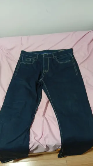 Pantalones vaqueros azules