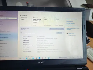 Portátil Acer Negro