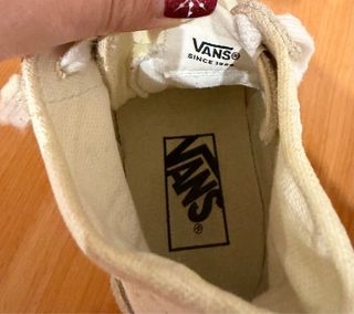 Zapatillas Vans Botas Beige/Blancas