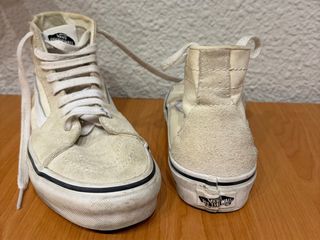 Zapatillas Vans Botas Beige/Blancas
