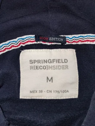 Sudadera azul marino con capucha