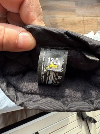 Guantes de esquí Racer negros infantiles