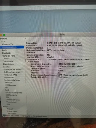 Ordenador de sobremesa Apple iMac Plata