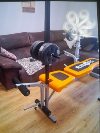 BANCO DE PESAS Y MUSCULACION CON POLEA